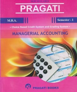 Pragati Managerial Accounting - MBA Semester 1 Textbooks