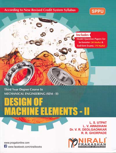 DESIGN OF MACHINE ELEMENTS II | Pragationline.com