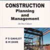 Construction planning and management by p s gahlot pdf