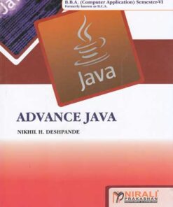 Advance Java - BBA CA Semester 6 Textbooks
