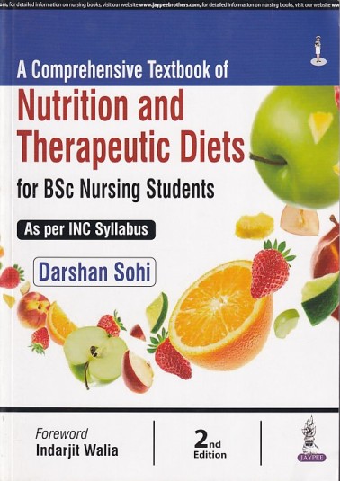 Nutrition And Therapeutic Diets For Bsc Nursing Students Darshan Sohi Medical Publishers Pragationline Com
