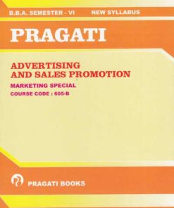 Pragati Advertising and Sales Promotion - BBA Semester 6 Textbooks