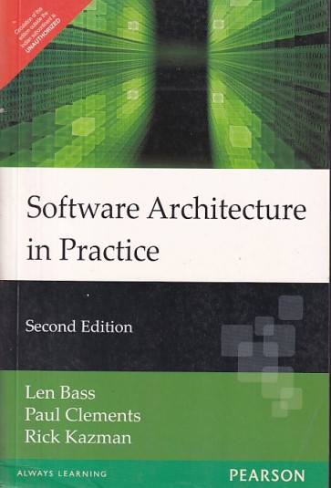 Software Architecture in Practice by Len Bass