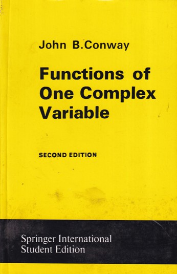 Functions Of One Complex Variable John B Conway Pragationline Com