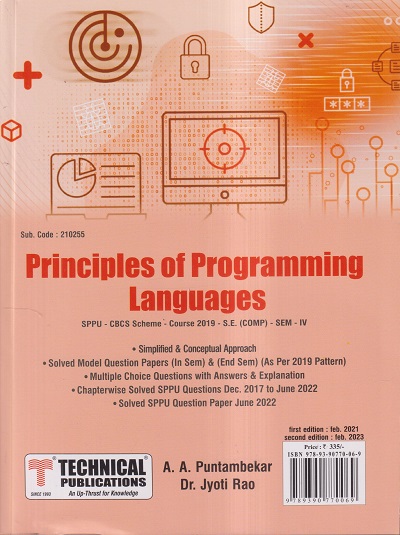 Principles Of Programming Languages SPPU (COMP. SEM 4) | A. A ...