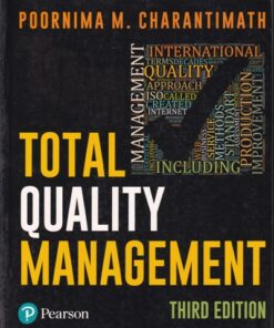 TOTAL QUALITY MANAGEMENT | POORNIMA M. CHARANTIMATH | Pearson
