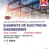 Elements of Electrical Engineering (Electronics Engineering Group) - MSBTE K Scheme  | J.S.Katre | TechKnowledge Publications