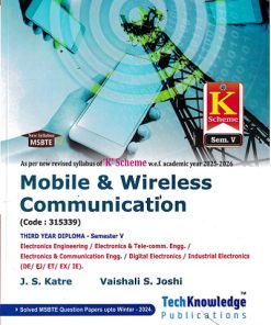 Wireless and Mobile Networks MSBTE | J.S. Katre | TechKnowledge Publications