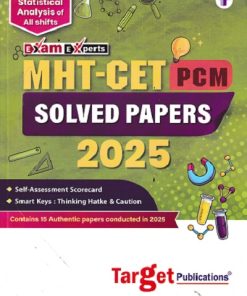 MHT CET (PCM) SOLVED PAPERS 2025 | Target Publications