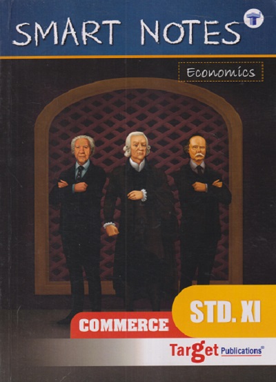 Std 11th Economics Smart Notes Book | COMMERCE | Maharashtra State Board New Syllabus 2020-2021 | Easy Learning and QR Codes for Reference Content | Target Publications