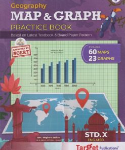 Std 10 Geography Maps and Graph Practice Book English Medium |  MEGHANA JADHAV | Target Publications