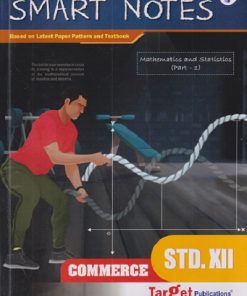 Smart Notes - Std 12 Maths Book  (MATHEMATICS AND STATISTICS PART -1)  | HSC Commerce Maharashtra Board | Target Publications