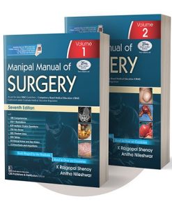 SET OF TWO BOOKS | MANIPAL MANUAL OF SURGERY VOL - 1 & 2 | K RAJGOPAL SHENOY | CBS