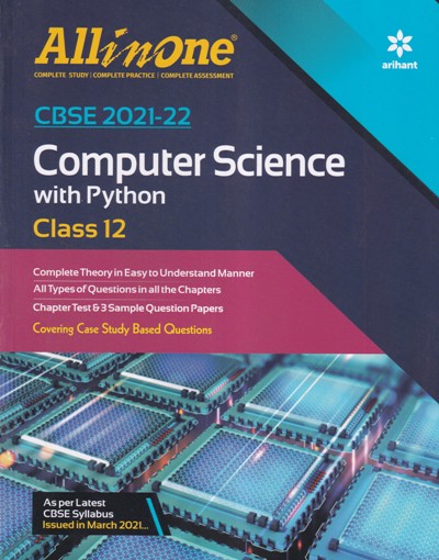 CBSE 2021 22 COMPUTER SCIENCE WITH PYTHON CLASS 12 – Arihant Experts ...