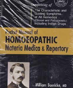 POCKET MANUAL OF HOMOEOPATHIC MATERIA MEDICA AND REPERTORY | WILLIAM BOERICKE | B. JAIN