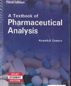 A TEXTBOOK OF PHARMACEUTICAL ANALYSIS | KENNETH A. CONNORS | Wiley