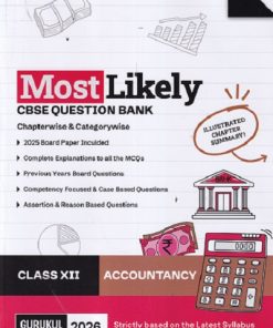 MOST LIKELY CBSE QUESTION BANK (Chapterwise & Categorywise) 2026 Class XII/Class 12th ACCOUNTANCY | Oswal Gurukul