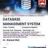 Database Management System (MSBTE K Scheme - Semester 3) | Mahesh S. Mali | TechKnowledge Publications
