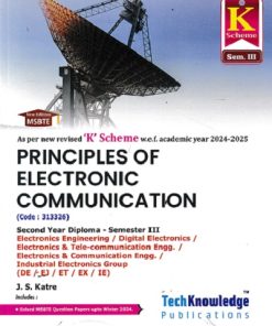 PRINCIPLES OF ELECTRONICS COMMUNICATION (Electronics Engg. Sem 3) MSBTE | J.S. Katre k scheme | TechKnowledge Publications