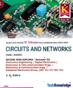 CIRCUITS & NETWORKS (Electronics Engg. Sem 3) MSBTE | J.S. KATRE K SCHEME | TechKnowledge Publications