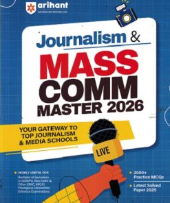 Journalism & Mass Communication Entrance Exam 2026 | Arihant Publications
