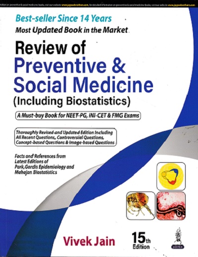 REVIEW OF PREVENTIVE & SOCIAL MEDICINE (Including Biostatistics) | VIVEK JAIN | Jaypee