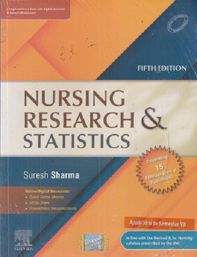 NURSING RESEARCH AND STATISTICS | SURESH SHARMA | Elsevier