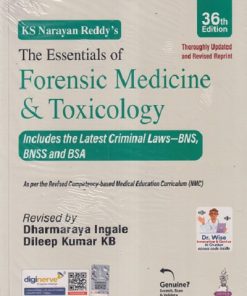 THE ESSENTIALS OF FORENSIC MEDICINE & TOXICOLOGY | KS NARAYAN REDDY, OP MURTY | Jaypee