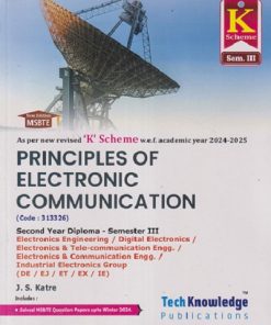 PRINCIPLES OF ELECTRONICS COMMUNICATION (Electronics Engg. Sem 3) MSBTE | J.S. Katre k scheme | TechKnowledge Publications
