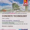 CONCRETE TECHNOLOGY (Civil Engg. Sem. 3) MSBTE K SCHEME | NISHANT UPADHYE | TechKnowledge Publications