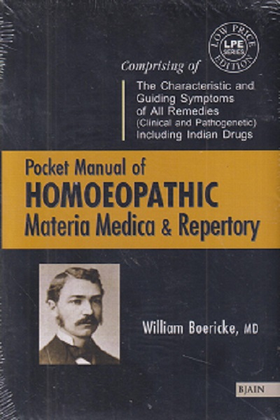 POCKET MANUAL OF HOMOEOPATHIC MATERIA MEDICA AND REPERTORY | WILLIAM BOERICKE | B. JAIN