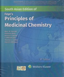 PRINCIPLES OF MEDICINAL CHEISTRY | VICTORIA F. ROCHE, S. WILLIAM ZITO, THOMAS L. LEMKE, DAVID A. WILLIAMS | Wolters Kluwer