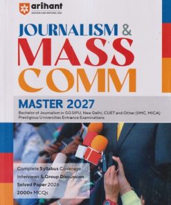 JOURNALISM & MASS COMM (MASTER 2027) | Arihant Publications