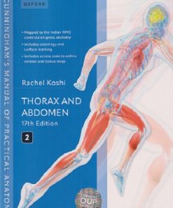 THORAX AND ABDOMEN (Cunninghams Manual of Practical Anatomy) Vol. 2 | RACHEL KOSHI | Oxford