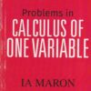PROBLEMS IN CALCULUS OF ONE VARIABLE - IA MARON | Arihant Publications