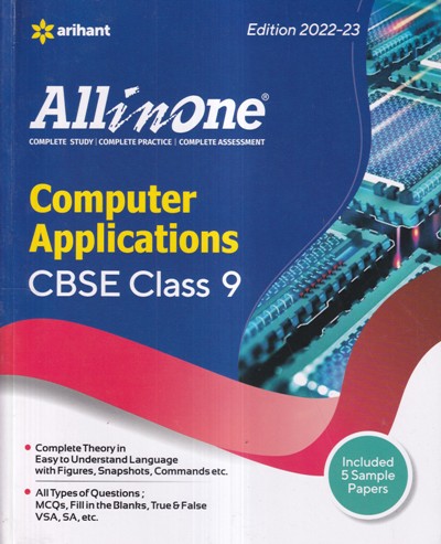 Cbse 2022-23 Computer Applications Class 09 – Arihant Experts – Arihant 