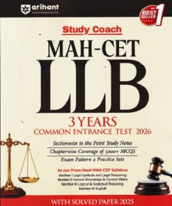 MAH-CET LLB (3 Years) Common Entrance Test 2026 | Arihant Publications