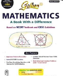 GOLDEN MATHEMATICS (A BOOK WITH A DIFFERENCE) CBSE CLASS 10th | NEW AGE