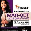 TARGET MAHARASHTRA MAH-CET 2026 (MBA/MMS) 18 PREVIOUS YEAR SOLVED PAPERS (2025-2007) & 5 MOCK TESTS | Disha Publication