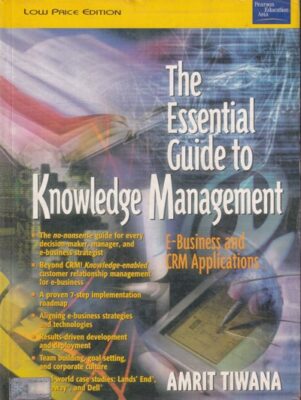 THE ESSENTIAL GUIDE TO KNOWLEDGE MANAGEMENT | PEARSON | Pragationline.com