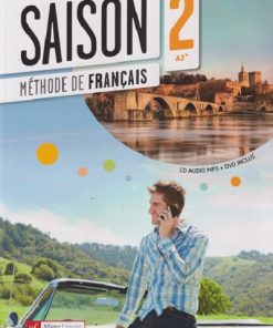 Set of 2 Books - SAISON METHODE DE FRANCAIS 2 A2, CAHIER D'ACTIVITIES 2 A2  | GOYAL