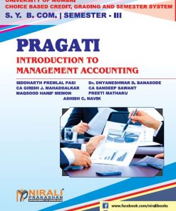 Introduction to Management Accounting - SY B.Com Semester 3