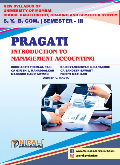 Introduction to Management Accounting - SY B.Com Semester 3