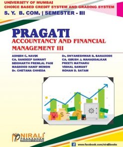 Accountancy and Financial Management 3 - SY B.Com Semester 3