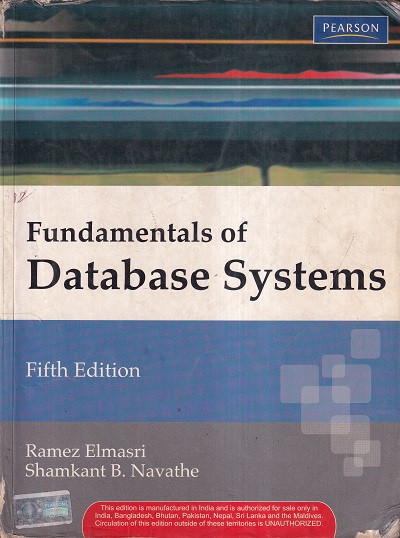 SECOND HAND BOOKS | Fundamentals Of Database Systems | Pearson ...