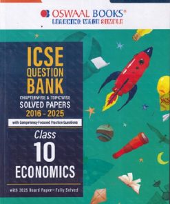 ICSE QUESTION BANK (Chapterwise & Topicwise) Solved Papers Class- 10 ECONOMICS 2026 | OSWAAL BOOKS