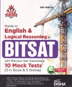 GUIDE TO ENGLISH & LOGICAL REASONING FOR BITSAT | DISHA PUBLICATIONS