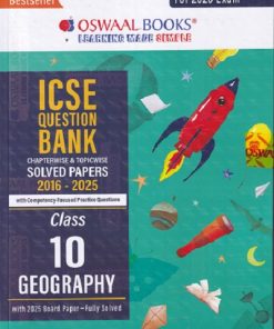 ICSE QUESTION BANK (Chapterwise & Topicwise) Solved Papers Class- 10 GEOGRAPHY 2026 | OSWAAL BOOKS