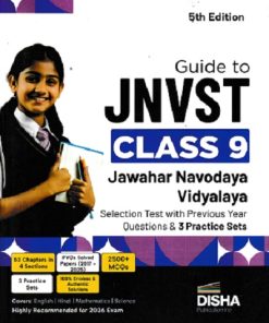 GUIDE TO JNVST (Jawahar Navodaya Vidyalaya) SELECTION TEST Class 9 | Disha Publication