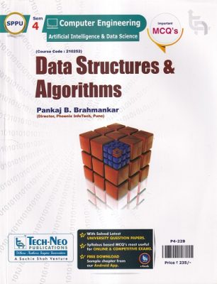 DATA STRUCTURES AND ALGORITHMS | PANKAJ B. BRAHMANKAR | TechNeo ...